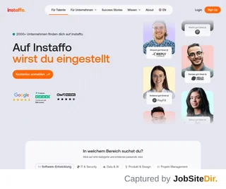 Instaffo platform preview Instaffo platform preview