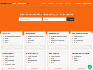 Installatie Vacaturebank screenshot preview