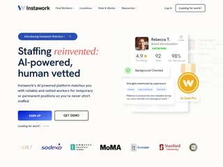 Instawork screenshot preview