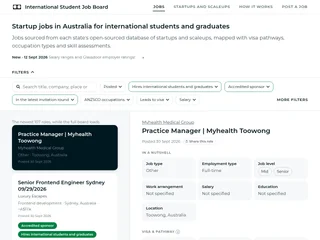 International Student Job Board screenshot preview International Student Job Board screenshot preview