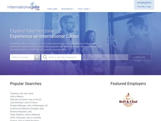 InternationalJobs.com platform preview InternationalJobs.com platform preview