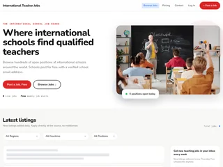 International Teacher Jobs screenshot preview International Teacher Jobs screenshot preview