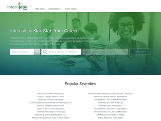 InternJobs.com screenshot preview