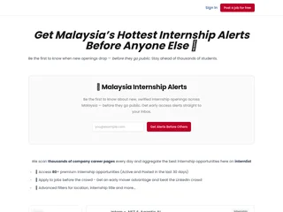 InternList platform preview InternList platform preview