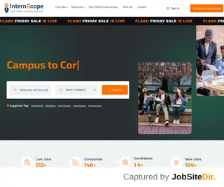 Internscope platform preview Internscope platform preview