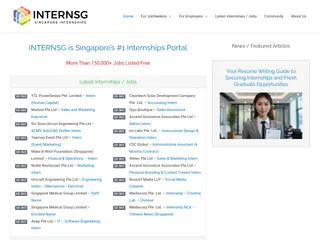 INTERNSG platform preview