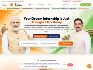 National Internship Portal by AICTE screenshot preview National Internship Portal by AICTE screenshot preview
