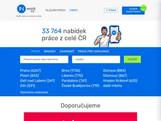 INwork.cz platform preview