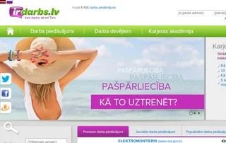 IrDarbs.lv screenshot preview