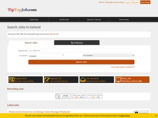 TipTopJob Iceland screenshot preview