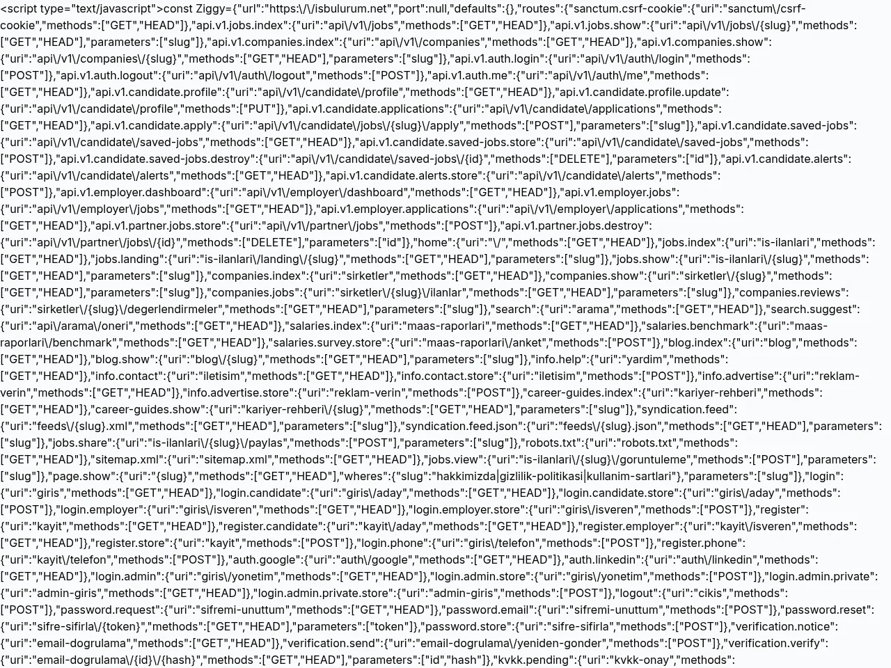 İşBulurum screenshot İşBulurum job board platform screenshot showing job search interface