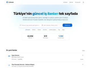 İş İlanları platform preview İş İlanları platform preview