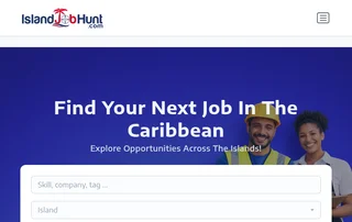 IslandJobHunt.com screenshot preview