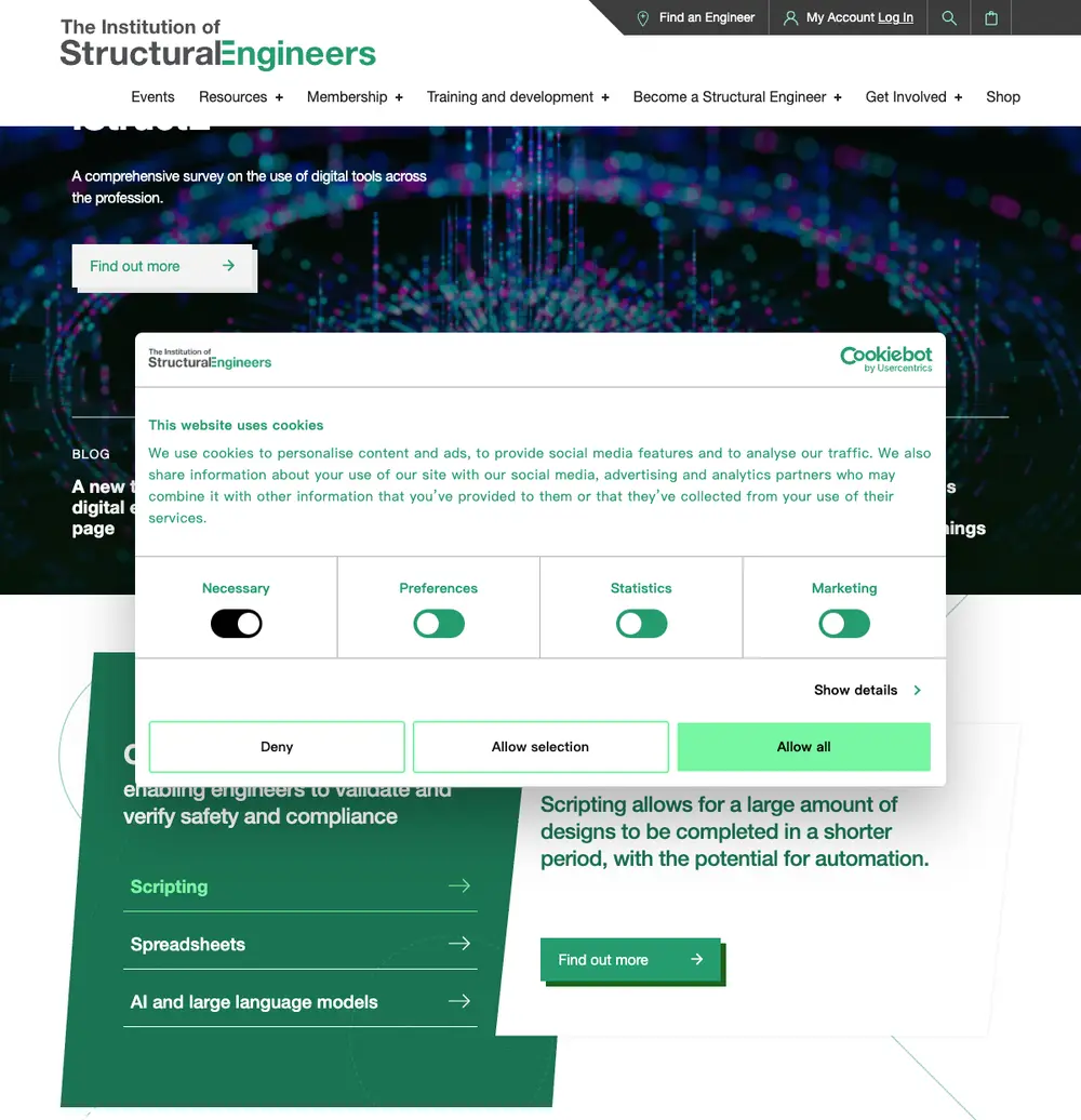 istructe.org job board platform screenshot showing job search interface