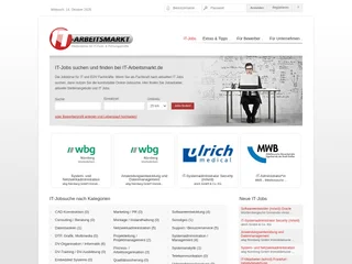 IT-Arbeitsmarkt.de platform preview IT-Arbeitsmarkt.de platform preview