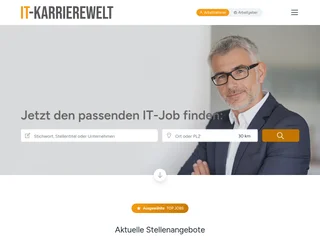 IT-KARRIEREWELT.DE platform preview IT-KARRIEREWELT.DE platform preview