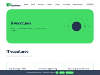 IT Vacatures platform preview IT Vacatures platform preview
