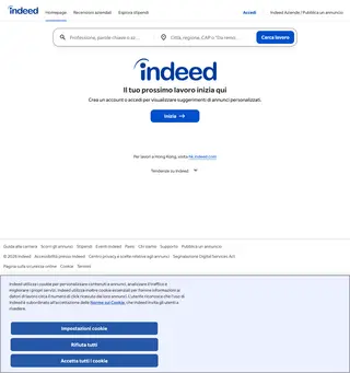 Indeed Italia screenshot preview