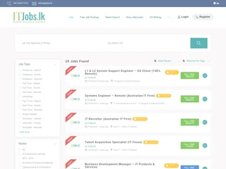 ITJobs.lk screenshot preview ITJobs.lk screenshot preview