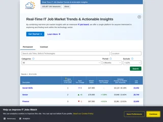 IT Jobs Watch platform preview IT Jobs Watch platform preview