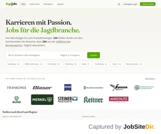 Jagdjobs screenshot preview Jagdjobs screenshot preview