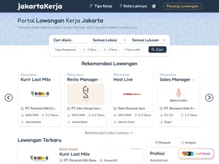 JakartaKerja.com platform preview