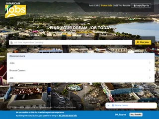 Jamaican Jobs Online platform preview Jamaican Jobs Online platform preview