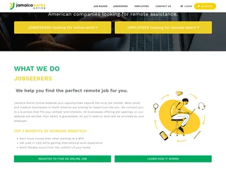 Jamaica Works Online screenshot preview Jamaica Works Online screenshot preview