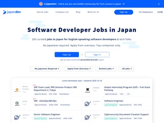 Japan Dev platform preview