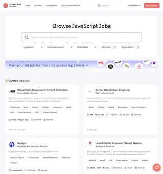 JavaScript Works platform preview