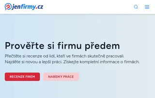 JenFirmy.cz screenshot preview
