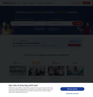 JenPráce.cz platform preview