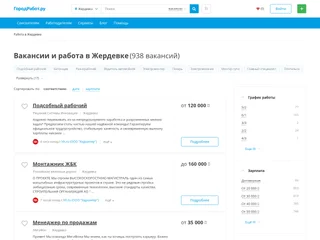 ГородРабот.ру screenshot preview