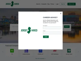 Jersey Hired platform preview