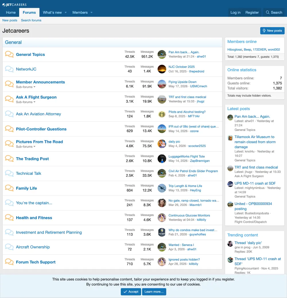 Jetcareers job board platform screenshot showing job search interface