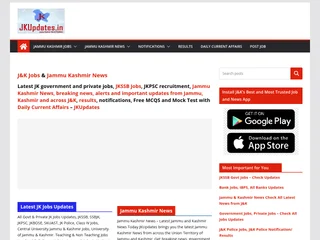 JKUpdates platform preview JKUpdates platform preview