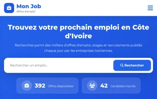 Mon Job screenshot preview Mon Job screenshot preview
