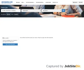 Job Nigeria platform preview Job Nigeria platform preview