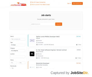 Job Rocket platform preview