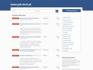 Job-Tech.pl platform preview