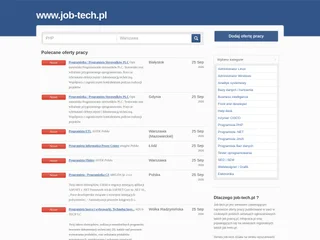 Jobbtech.pl screenshot preview Jobbtech.pl screenshot preview