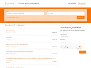job-too.ch screenshot preview