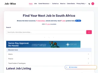 Job-Wise screenshot preview