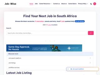 Job-Wise platform preview Job-Wise platform preview