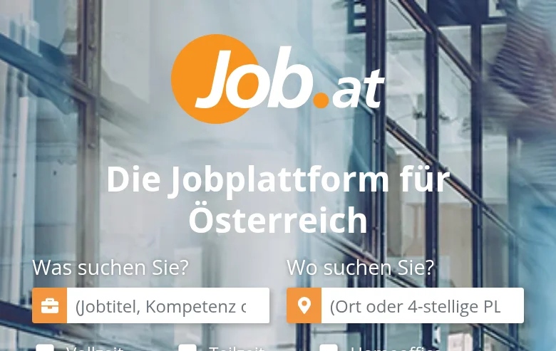 JOB.AT screenshot JOB.AT job board platform screenshot showing job search interface
