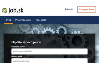 Job.sk screenshot preview
