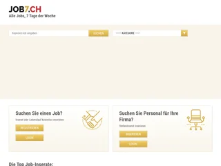 job7.ch platform preview
