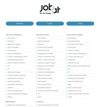 Jobat.be platform preview