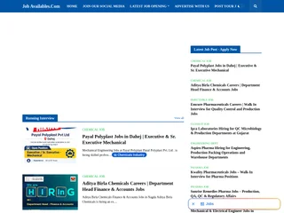 JobAvailables.com screenshot preview