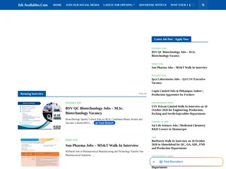 Job Availables.Com platform preview